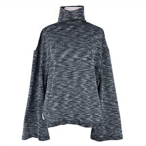 FREE PEOPLE We The Free Sunny Days Turtleneck Wide-Sleeve Sweater Size S